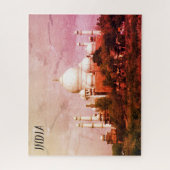 Taj Mahal India Marmor Puzzle (Vertikal)