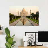 Taj Mahal India Poster (Heimbüro)
