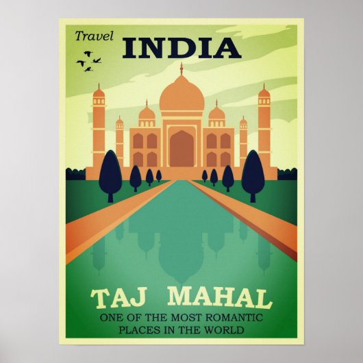Taj Mahal India Poster (Vorne)