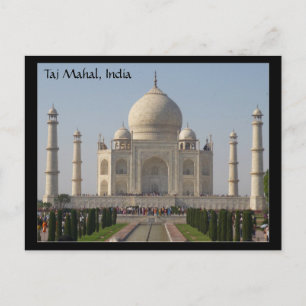 taj mahal india postkarte