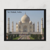 taj mahal india postkarte (Vorderseite)