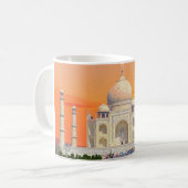 Taj Mahal India Schöne Architektur Kaffeetasse (Vorderseite Links)
