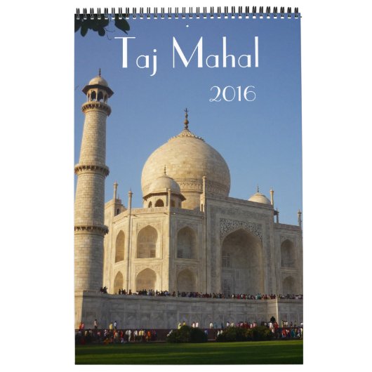 Taj Mahal Indien 2016 Kalender (Titelbild)