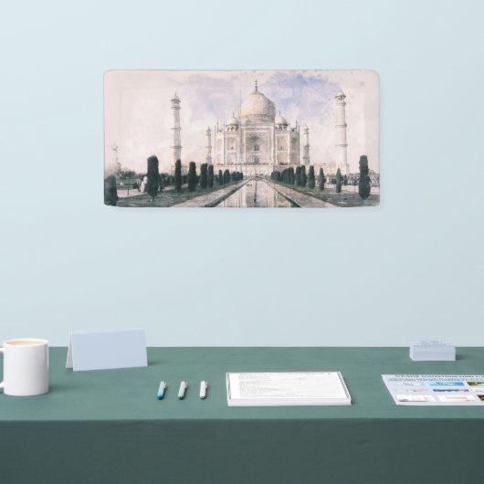 Taj Mahal, Indien Banner (Messe)