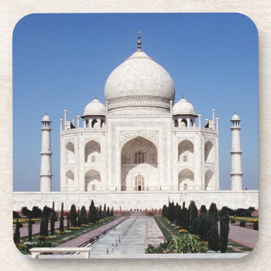 Taj Mahal Indien Getränkeuntersetzer (Vorderseite)