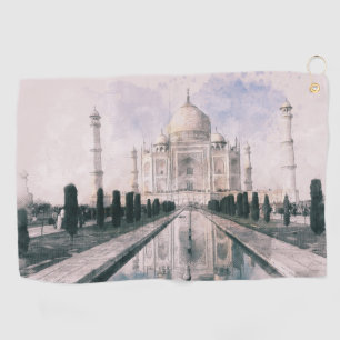 Taj Mahal, Indien Golfhandtuch