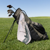 Taj Mahal, Indien Golfhandtuch (Gras)