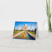 Taj Mahal, Indien Karte (Vorderseite)