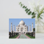 Taj Mahal, Indien "Krone des Palastes" Postkarte (Stehend Vorderseite)