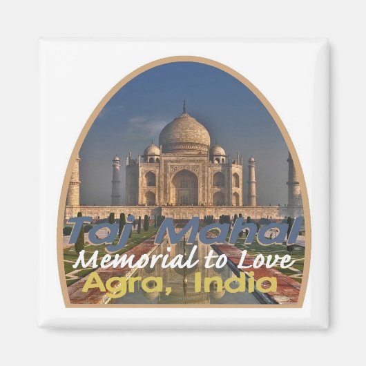 TAJ MAHAL Indien Magnet (Vorne)