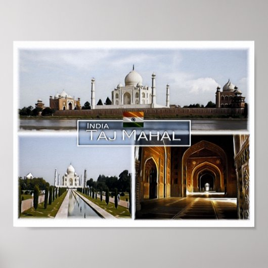 Taj Mahal - Indien - Poster (Vorne)
