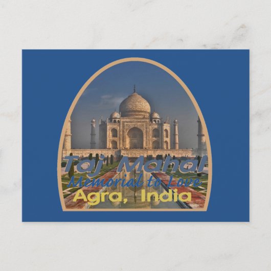 TAJ MAHAL Indien Postkarte (Vorderseite)