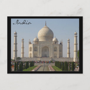 Taj Mahal Indien Postkarte