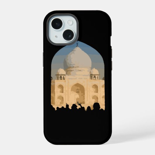 Taj Mahal Iphone Case 15 Hülle (Rückseite)