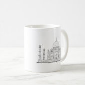 Taj Mahal Kaffeetasse (VorderseiteRechts)