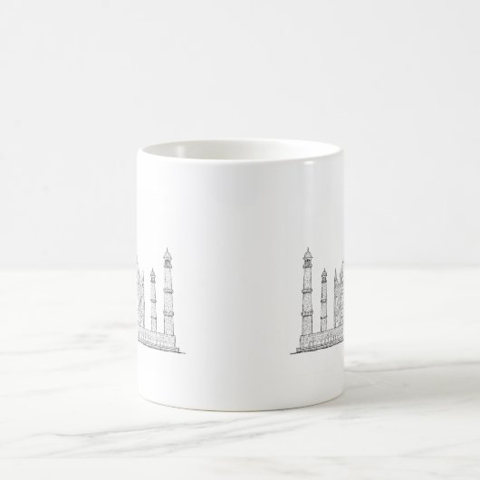 Taj Mahal Kaffeetasse (Mittel)