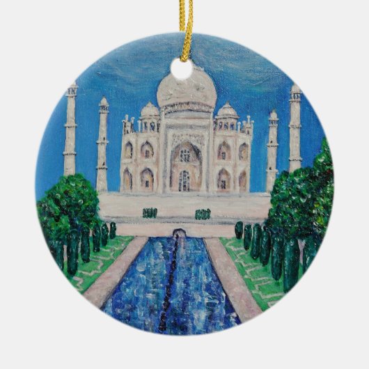 Taj Mahal Keramik Ornament (Vorne)