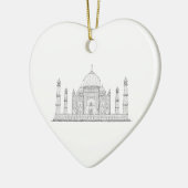 Taj Mahal Keramik Ornament (Links)