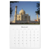 Taj mahal large 2025 kalender (Mär 2027)