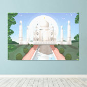 Taj Mahal Leinwanddruck (Insitu (Holzboden))