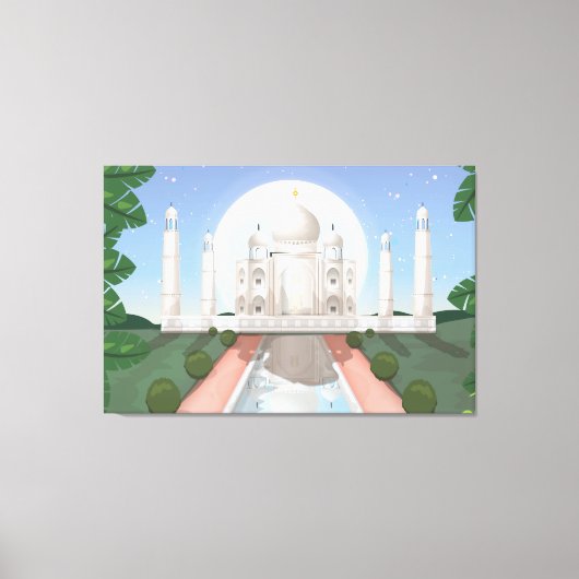 Taj Mahal Leinwanddruck (Vorderseite)