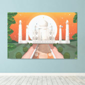 Taj Mahal Leinwanddruck (Insitu (Holzboden))