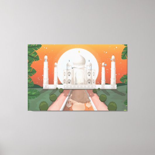 Taj Mahal Leinwanddruck (Vorderseite)