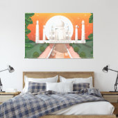 Taj Mahal Leinwanddruck (Insitu (Schlafzimmer))