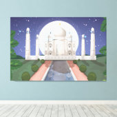 Taj Mahal Leinwanddruck (Insitu (Holzboden))