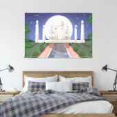 Taj Mahal Leinwanddruck (Insitu (Schlafzimmer))
