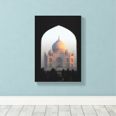 Taj Mahal Light of Dawn India Architecture Foto Leinwanddruck (Insitu (Holzboden))