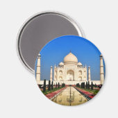 Taj Mahal Magnet (Vorderseite/Rückseite)