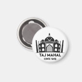 TAJ MAHAL MAGNET (Vorderseite/Rückseite)