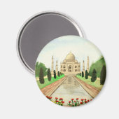 Taj Mahal Magnet (Vorderseite/Rückseite)