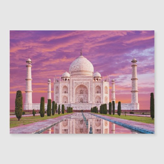 Taj Mahal Magnetkarte (Vorderseite)
