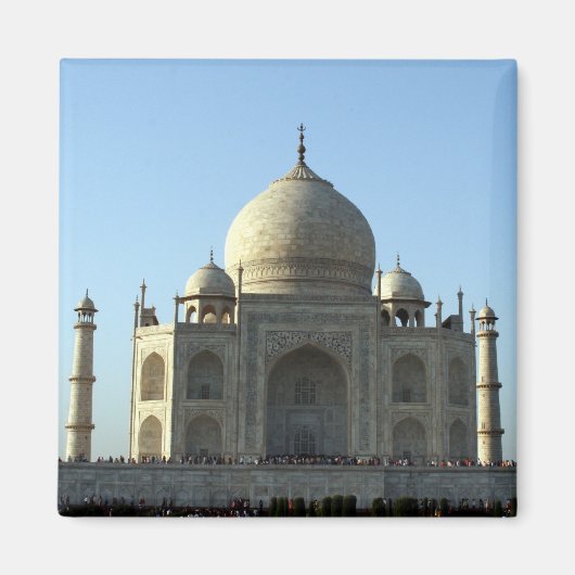 Taj Mahal Marmor Magnet (Vorne)