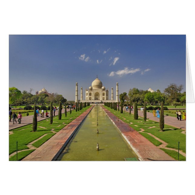 Taj Mahal mausoleum / Agra, Indien 2 (Vorderseite (Horizontal))