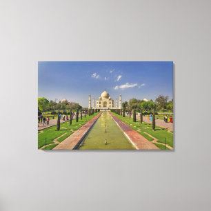 Taj Mahal mausoleum / Agra, Indien 2 Leinwanddruck