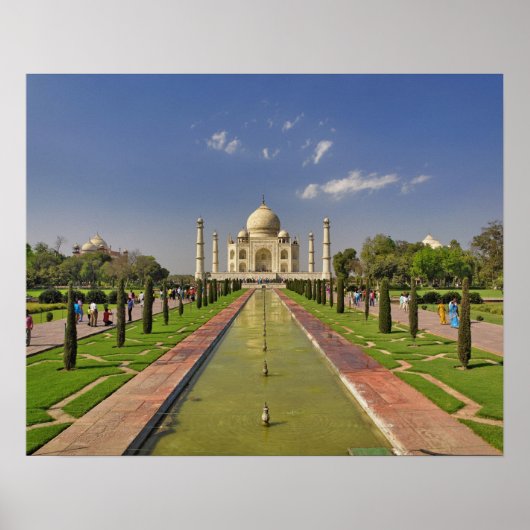 Taj Mahal mausoleum / Agra, Indien 2 Poster (Vorne)