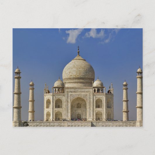 Taj Mahal mausoleum / Agra, Indien Postkarte (Vorderseite)