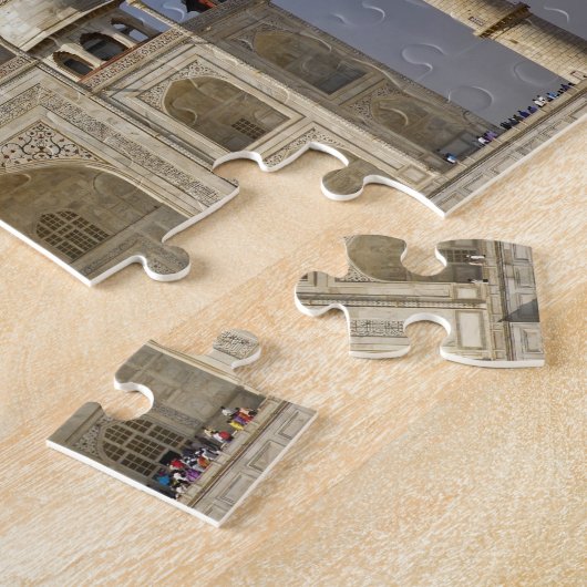 Taj Mahal mausoleum / Agra, Indien Puzzle (Seite)