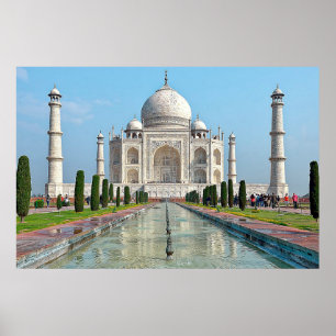 Taj Mahal Mausoleum Indien Poster