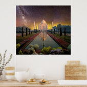 taj mahal Mausoleum Indien Poster (Küche)