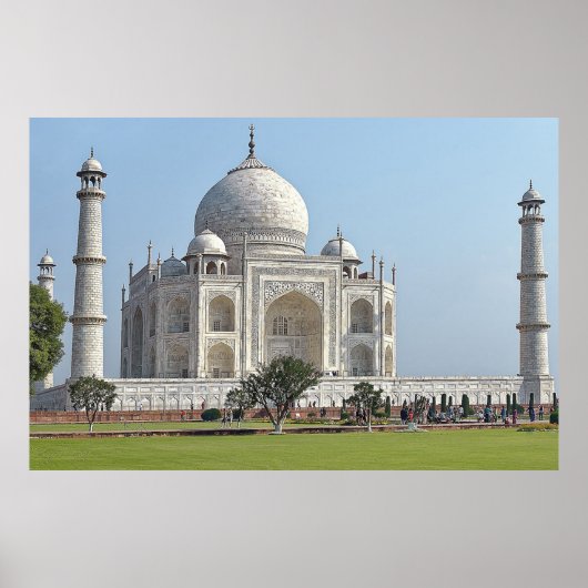 taj mahal Mausoleum Indien Poster (Vorne)