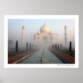Taj Mahal Mist Poster (Vorne)