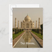 Taj Mahal Postcard Postkarte (Vorne/Hinten)