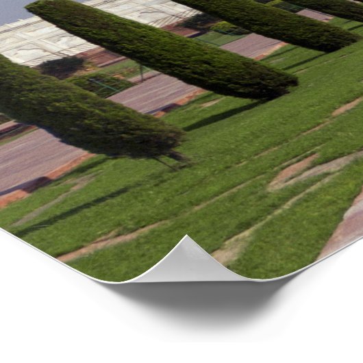 Taj Mahal Poster (Ecke)