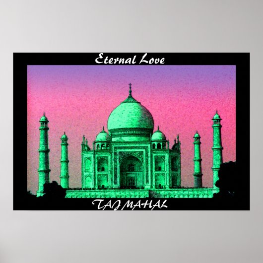 Taj Mahal Poster (Vorne)