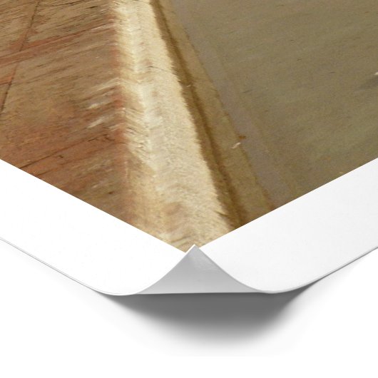 Taj Mahal Poster (Ecke)