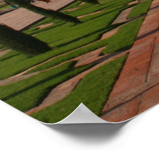 Taj Mahal Poster (Ecke)